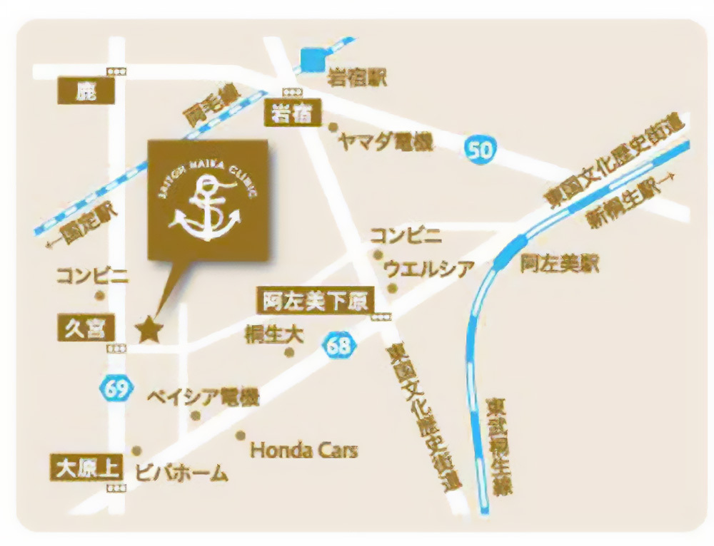 さいとう内科クリニック 地図